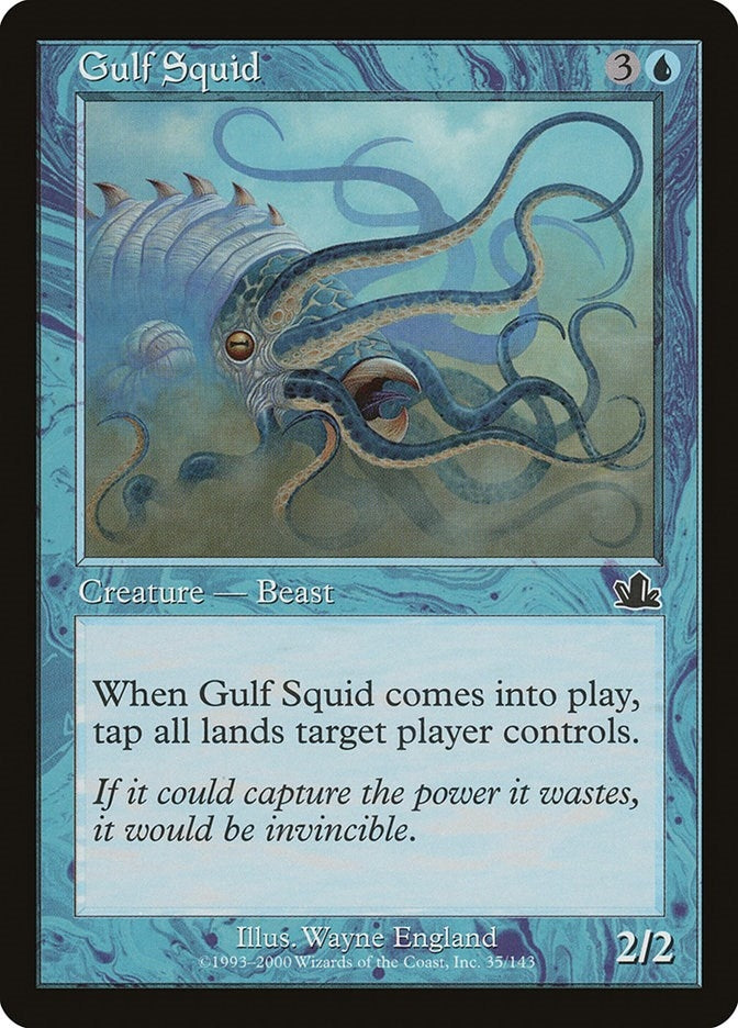 Image for Gulf Squid (35) (PCY) - Magic: The Gathering