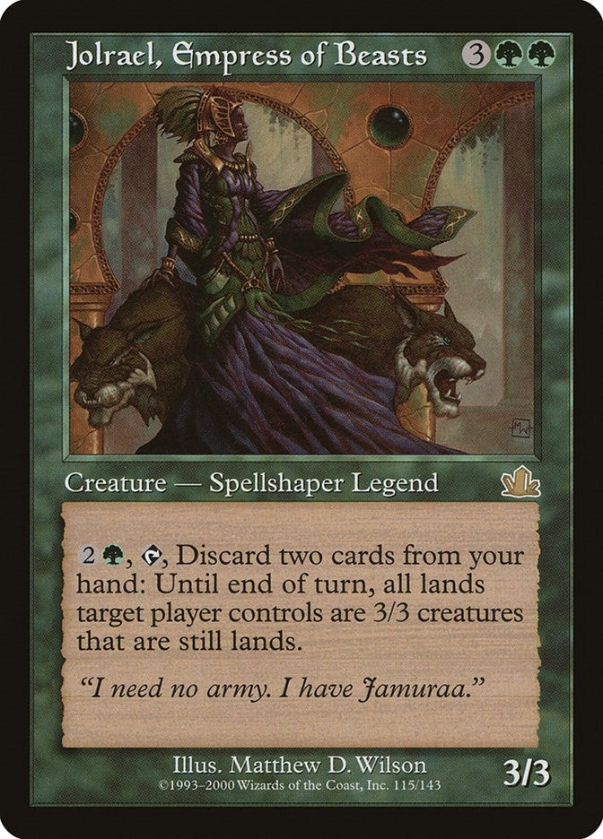 Image for Jolrael, Empress of Beasts (115) (PCY) - Magic: The Gathering