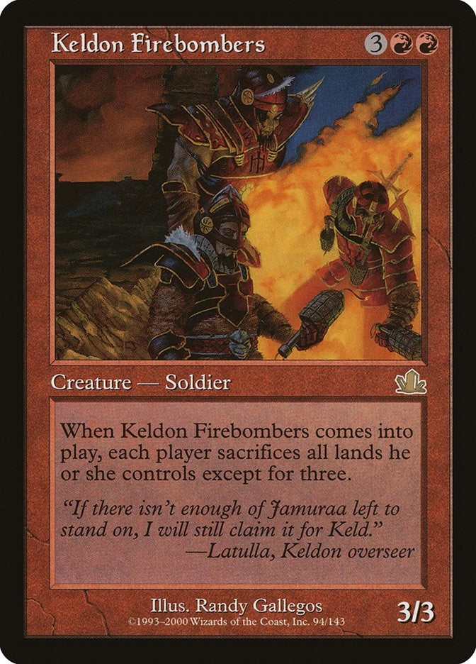 Image for Keldon Firebombers (94) (PCY) - Magic: The Gathering