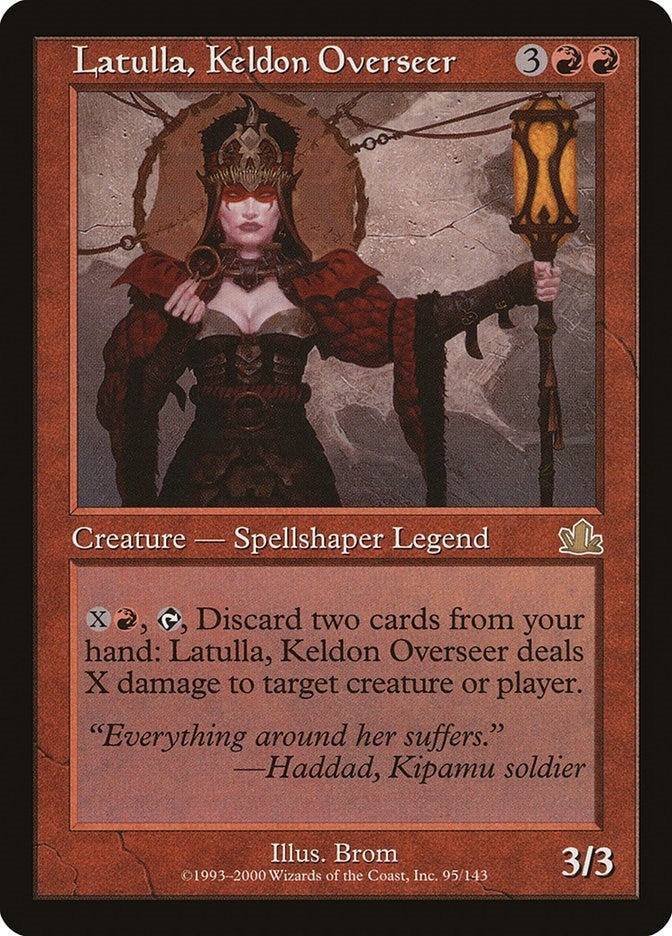 Image for Latulla, Keldon Overseer (95) (PCY) - Magic: The Gathering