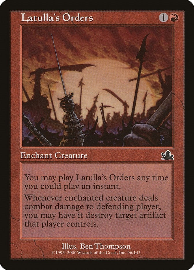 Image for Latulla's Orders (96) (PCY) - Magic: The Gathering