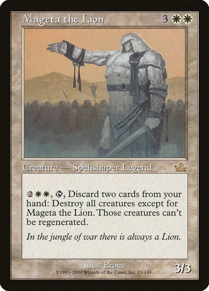 Image for Mageta the Lion (13) (PCY) - Magic: The Gathering