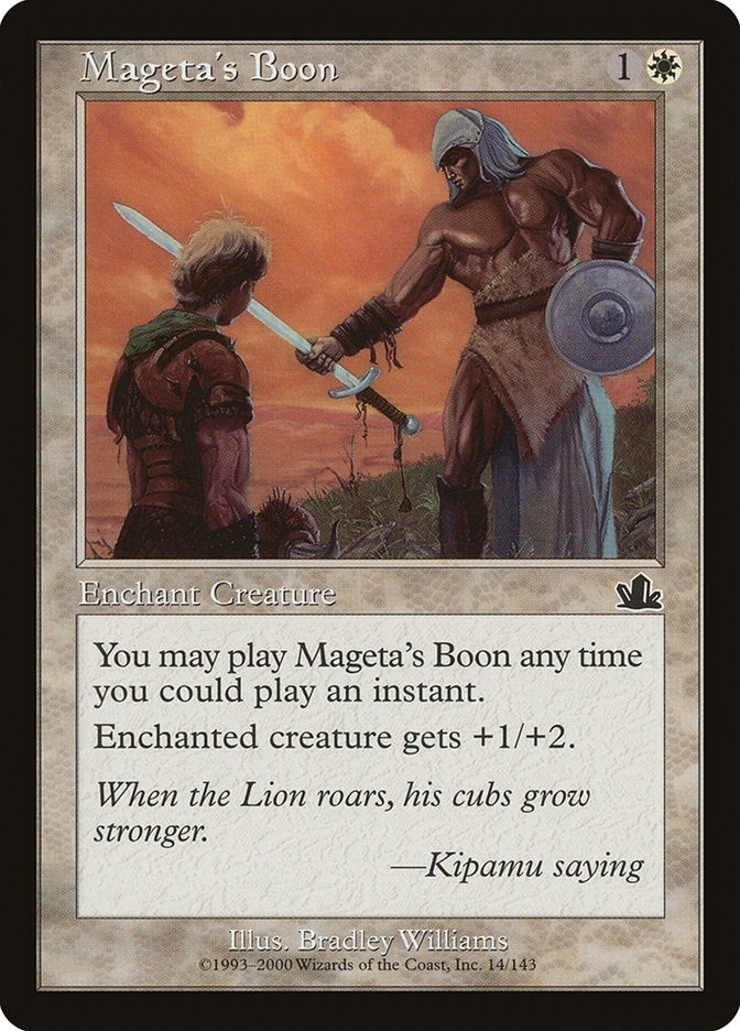 Image for Mageta's Boon (14) (PCY) - Magic: The Gathering