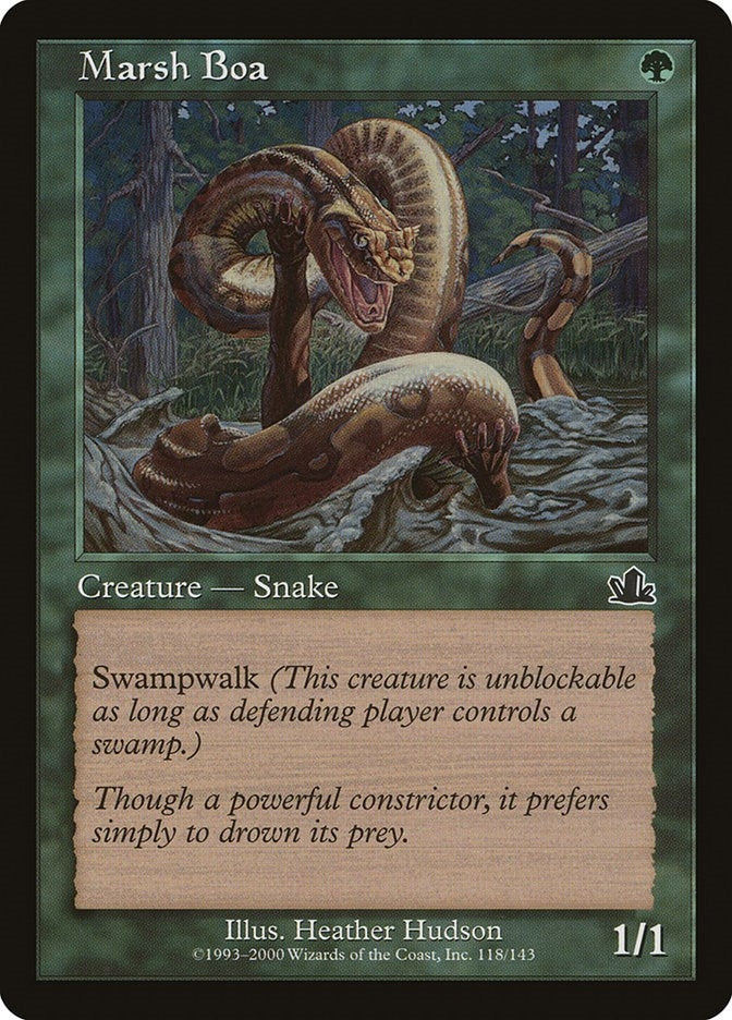 Image for Marsh Boa (118) (PCY) - Magic: The Gathering