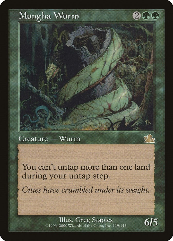 Image for Mungha Wurm (119) (PCY) - Magic: The Gathering