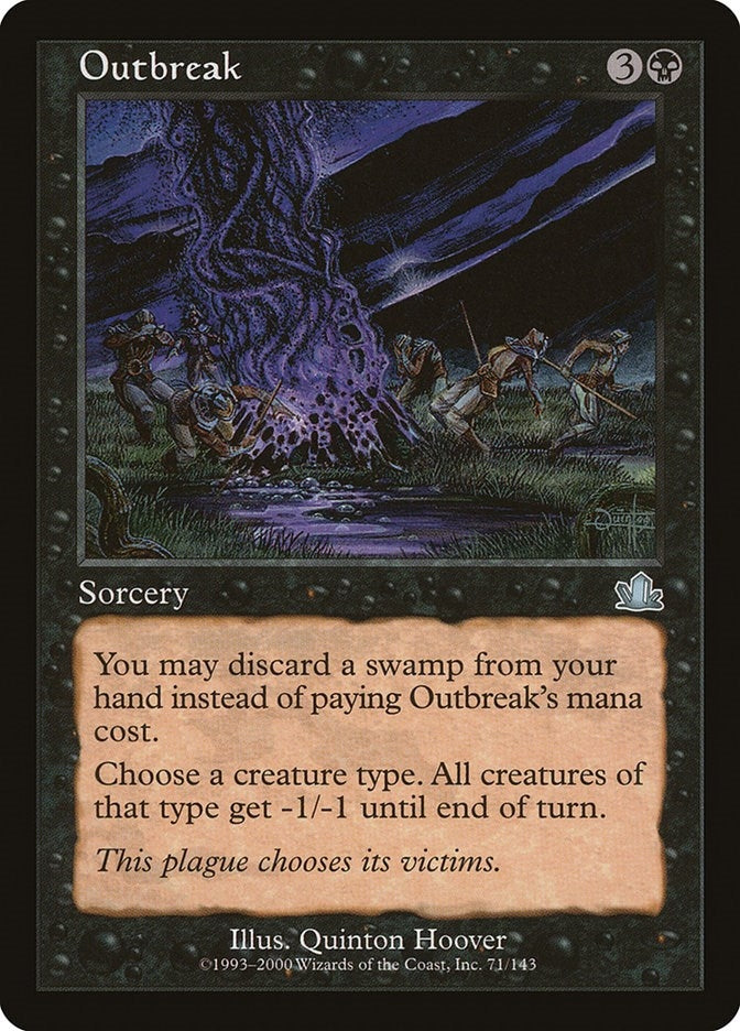 Image for Outbreak (71) (PCY) - Magic: The Gathering
