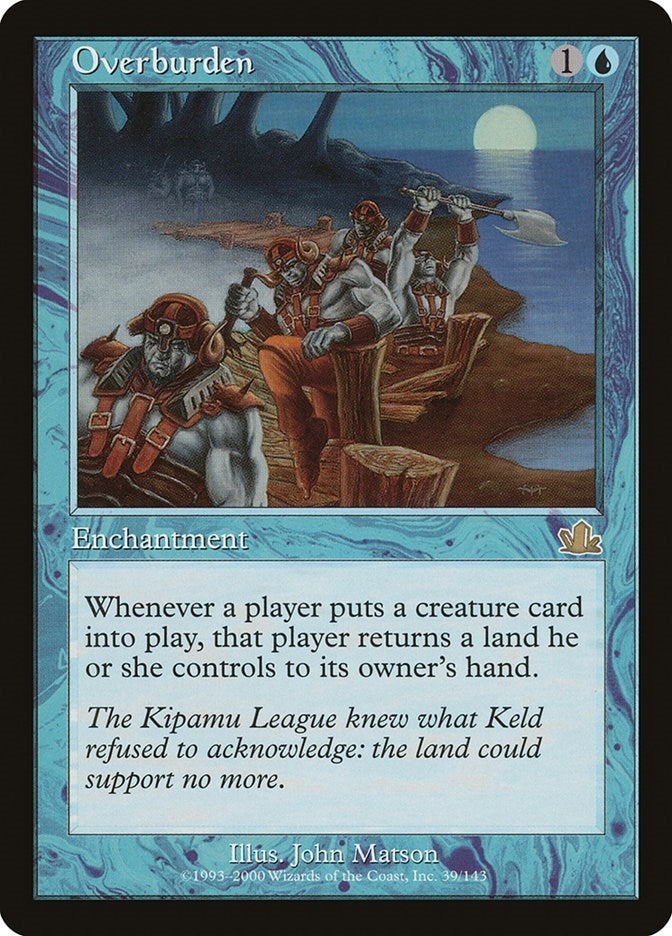Image for Overburden (39) (PCY) - Magic: The Gathering