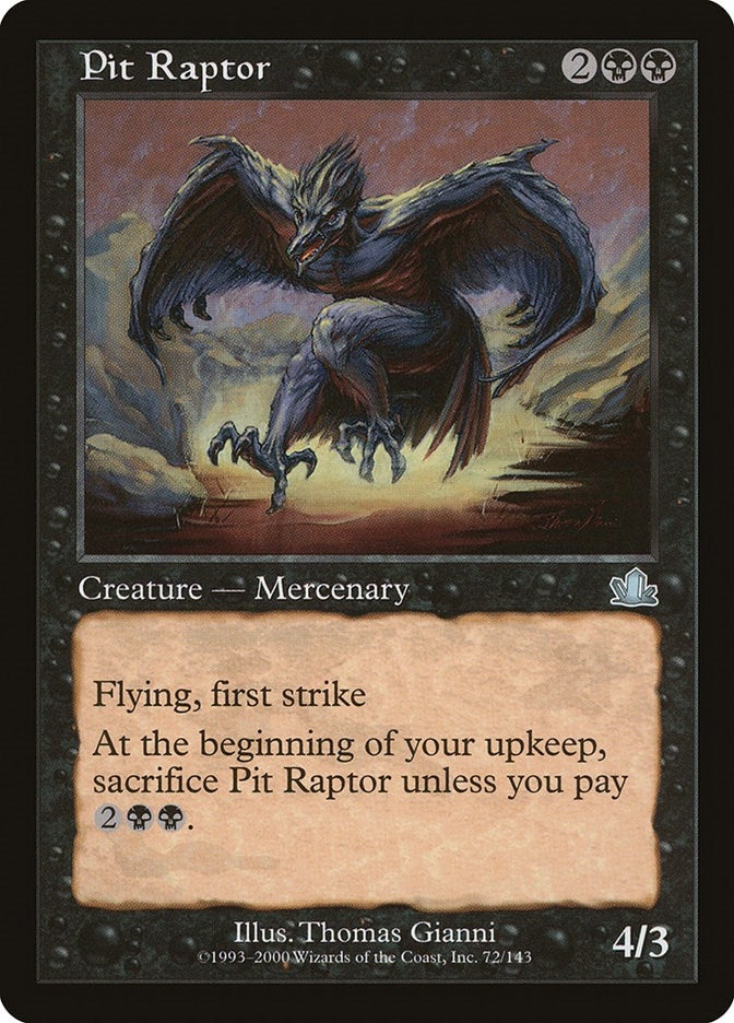Image for Pit Raptor (72) (PCY) - Magic: The Gathering