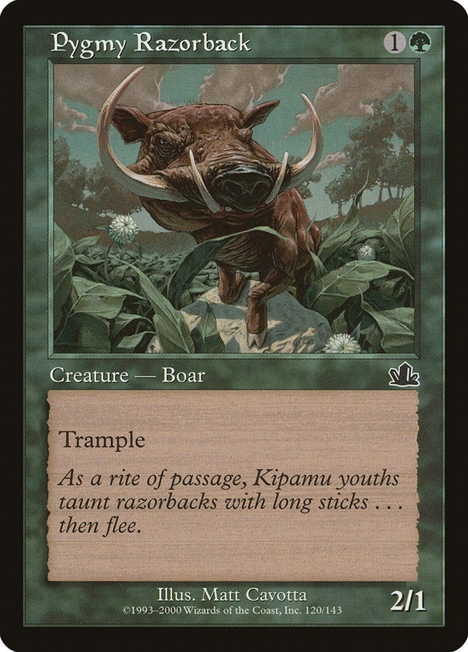 Image for Pygmy Razorback (120) (PCY) - Magic: The Gathering