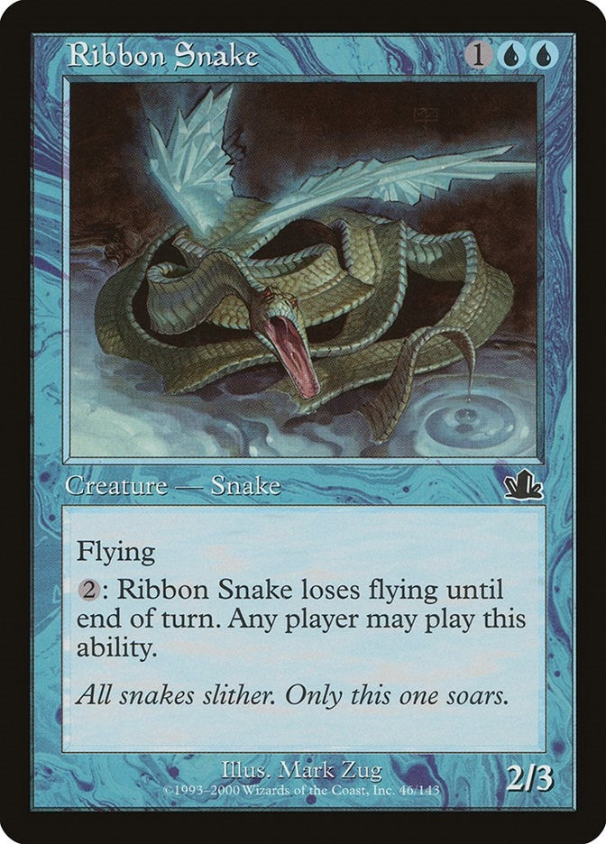 Image for Ribbon Snake (46) (PCY) - Magic: The Gathering
