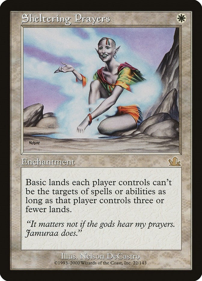 Image for Sheltering Prayers (22) (PCY) - Magic: The Gathering