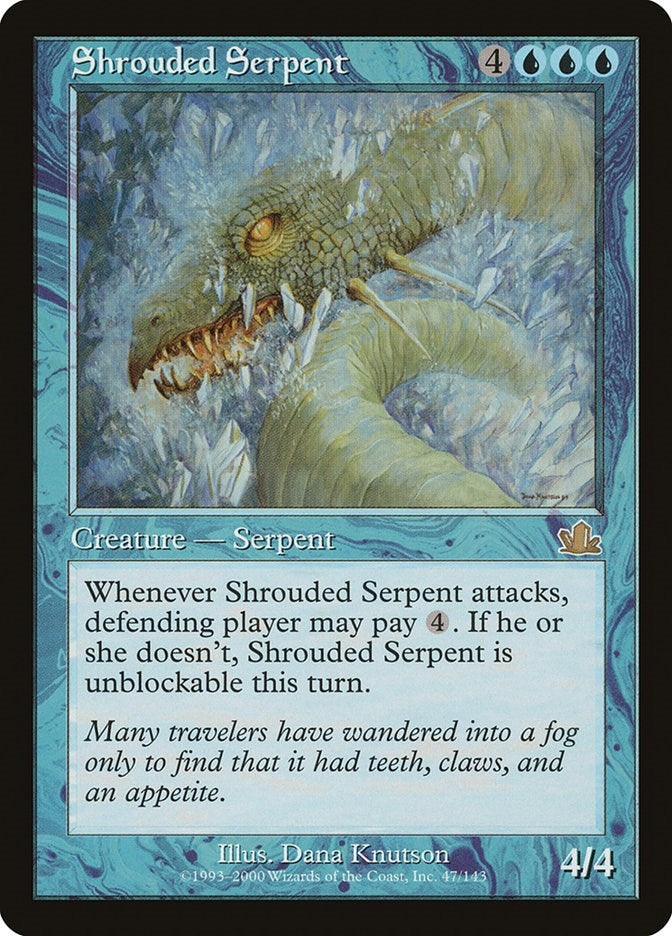 Image for Shrouded Serpent (47) (PCY) - Magic: The Gathering