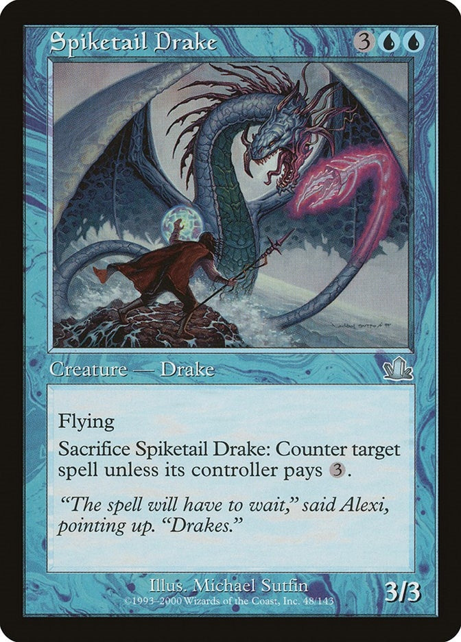 Image for Spiketail Drake (48) (PCY) - Magic: The Gathering