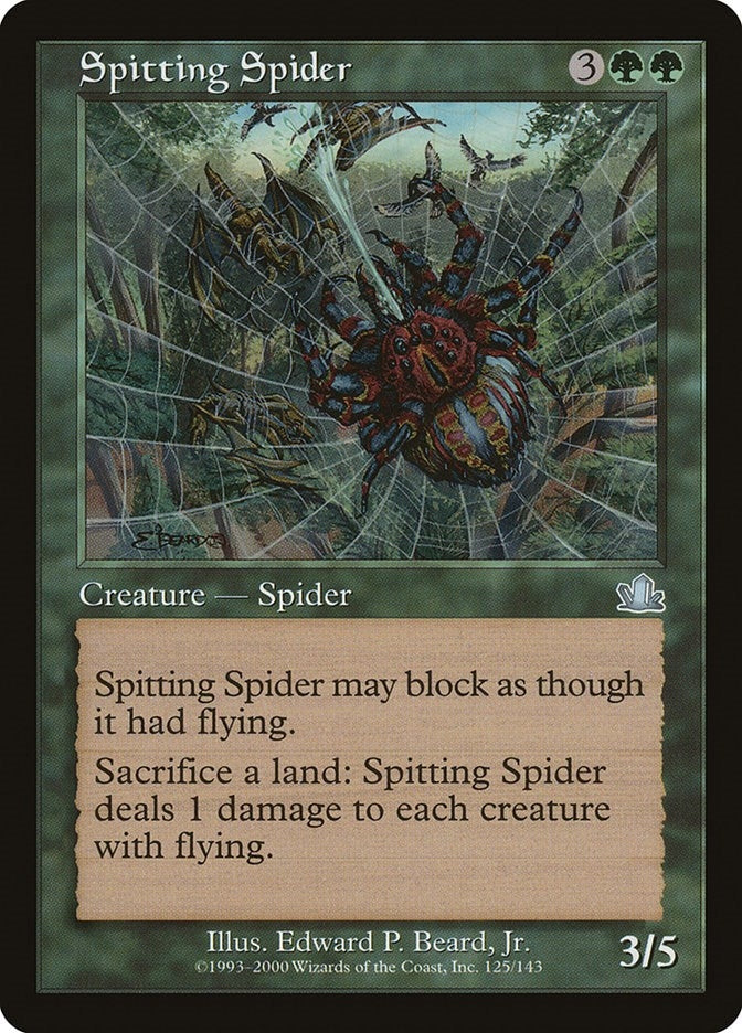 Image for Spitting Spider (125) (PCY) - Magic: The Gathering