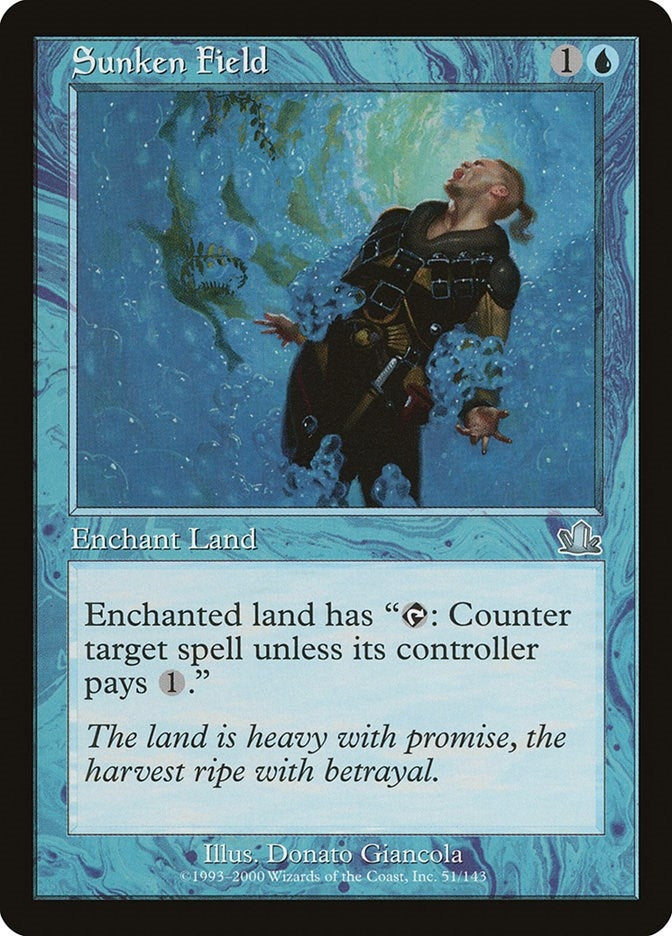 Image for Sunken Field (51) (PCY) - Magic: The Gathering