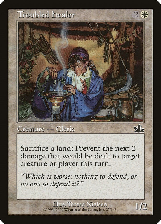 Image for Troubled Healer (27) (PCY) - Magic: The Gathering