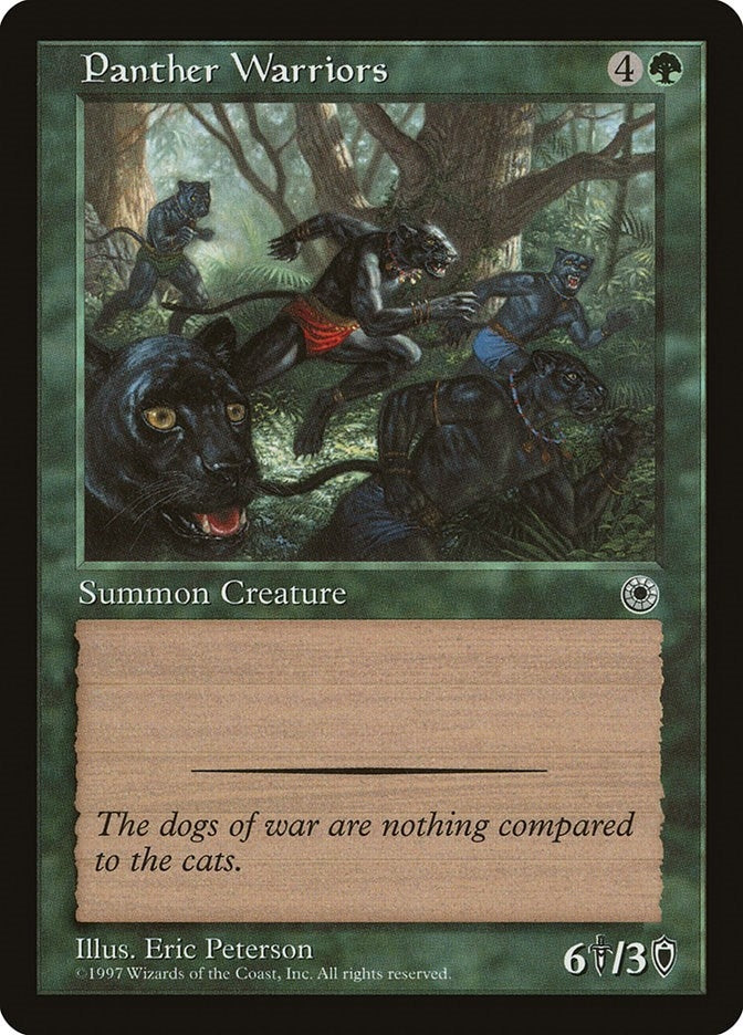 Image for Panther Warriors (POR) - Magic: The Gathering