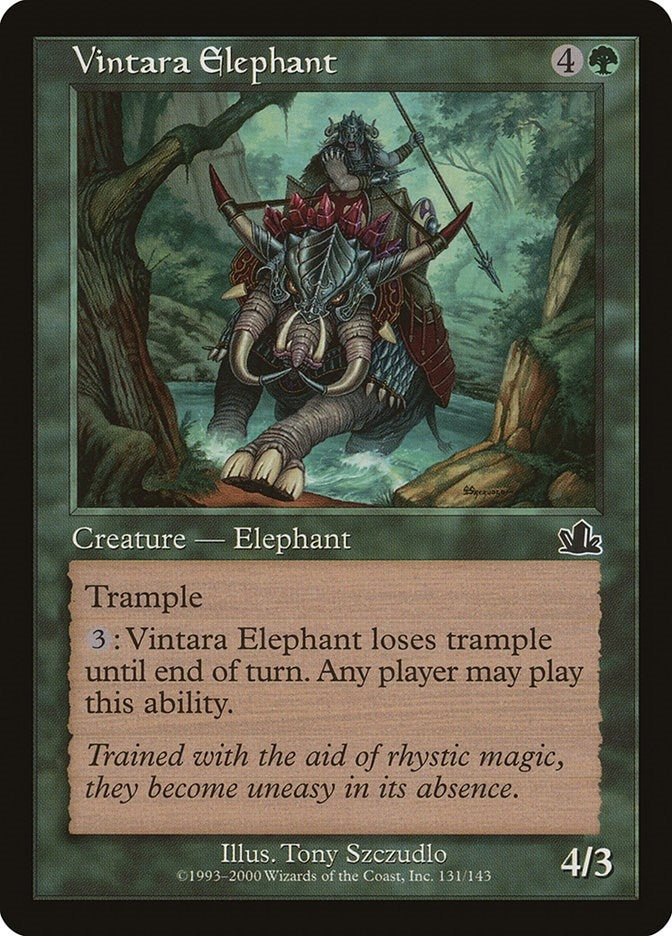Image for Vintara Elephant (131) (PCY) - Magic: The Gathering