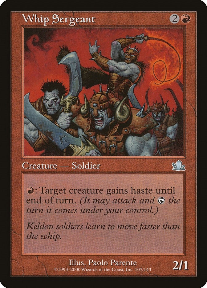 Image for Whip Sergeant (107) (PCY) - Magic: The Gathering
