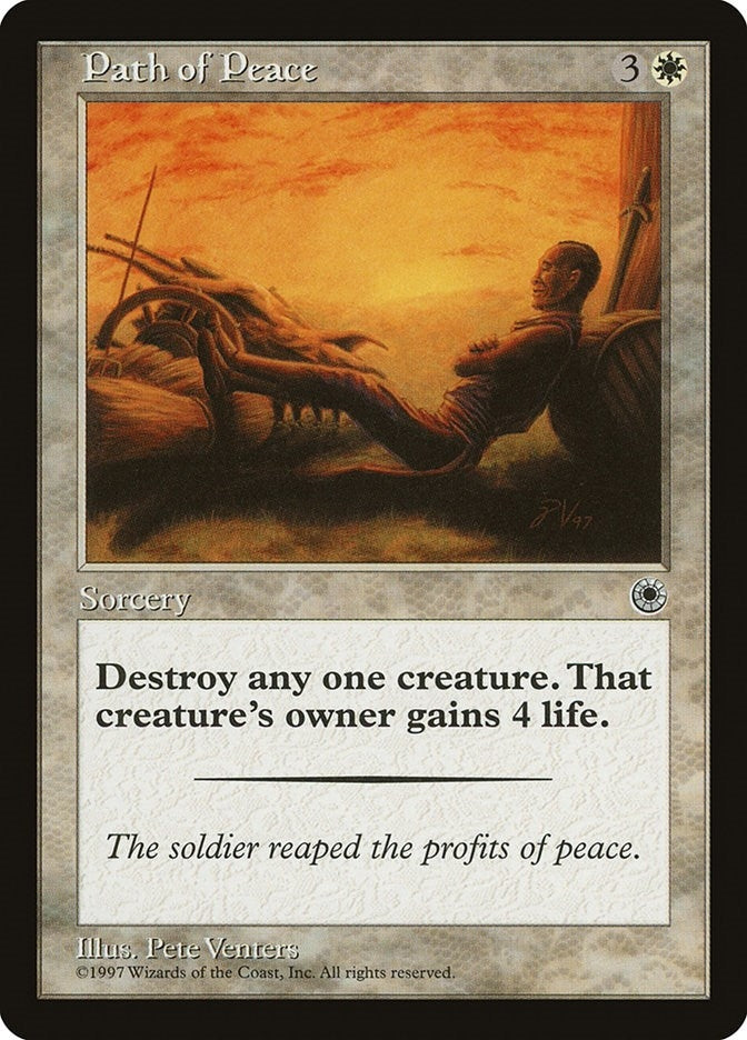 Image for Path of Peace (POR) - Magic: The Gathering