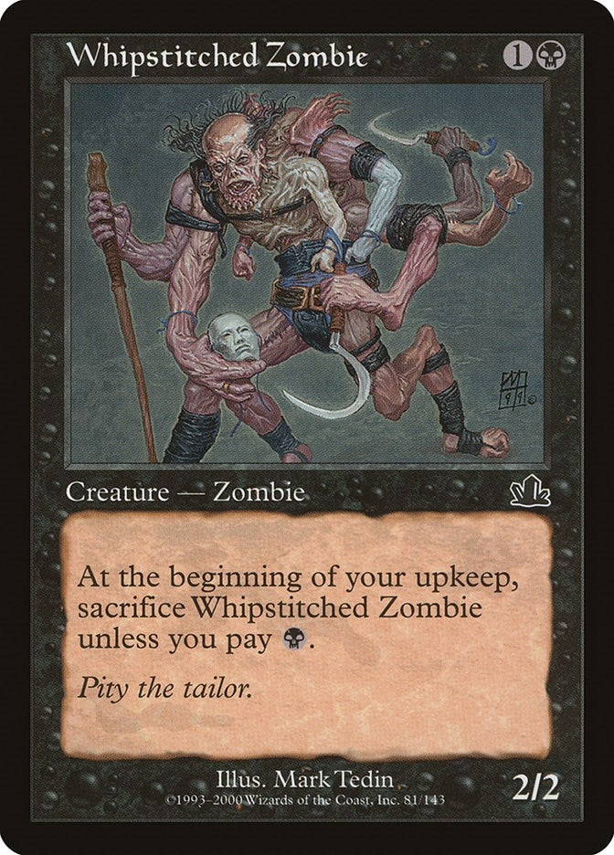 Image for Whipstitched Zombie (81) (PCY) - Magic: The Gathering