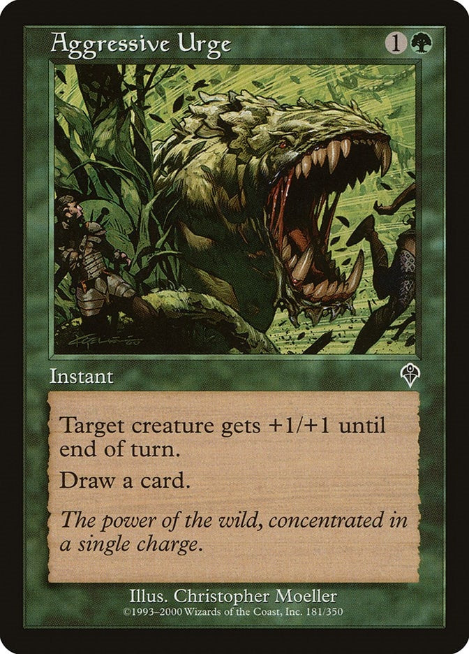 Image for Aggressive Urge (181) (INV) - Magic: The Gathering