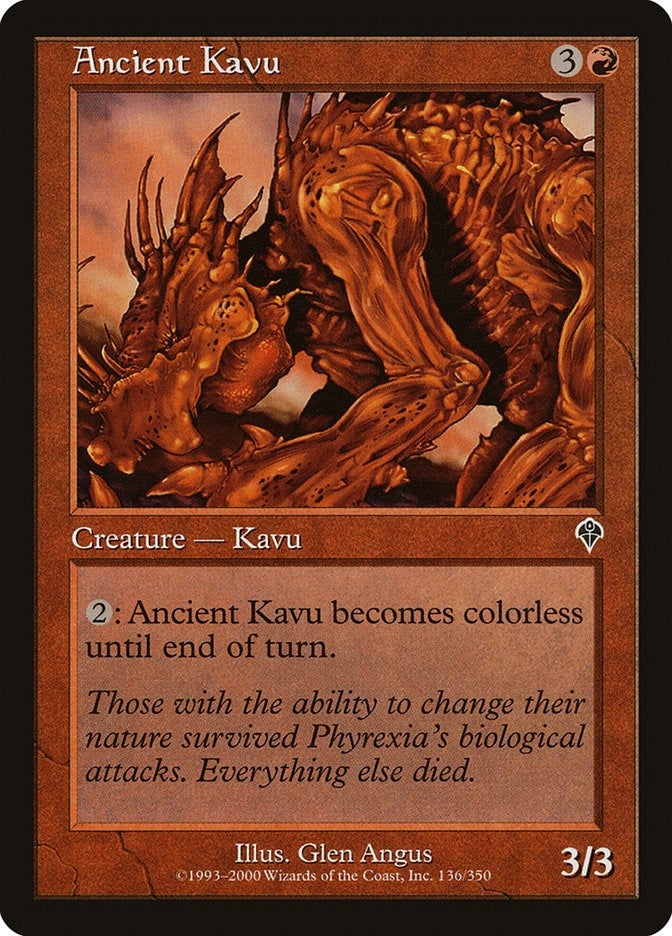 Image for Ancient Kavu (136) (INV) - Magic: The Gathering