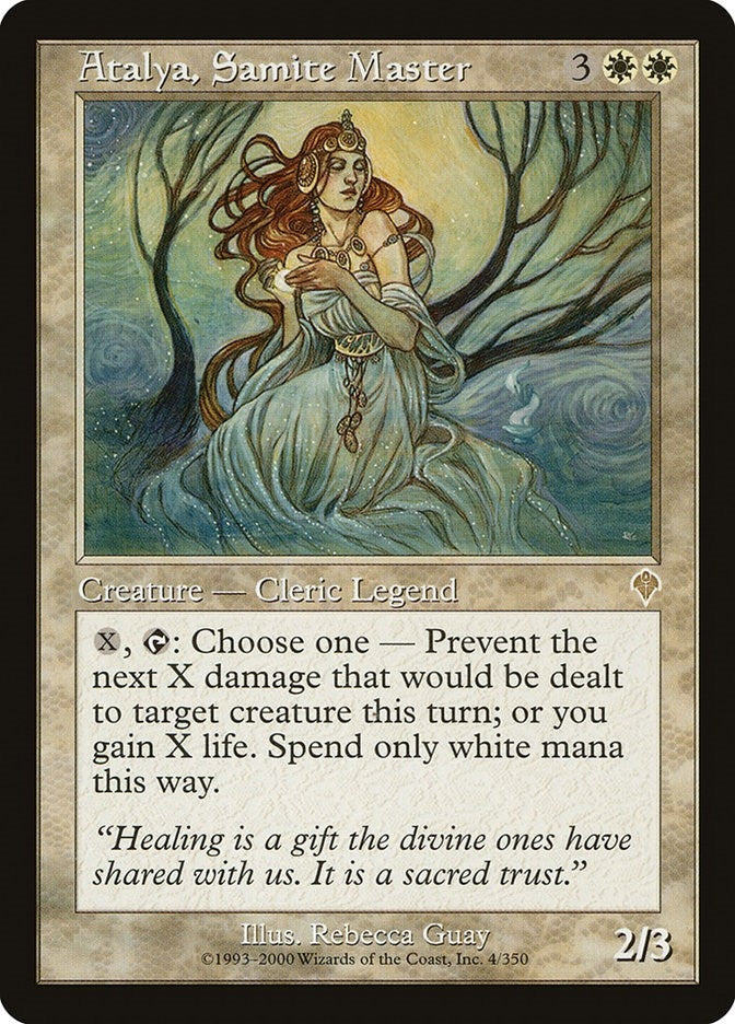 Image for Atalya, Samite Master (4) (INV) - Magic: The Gathering