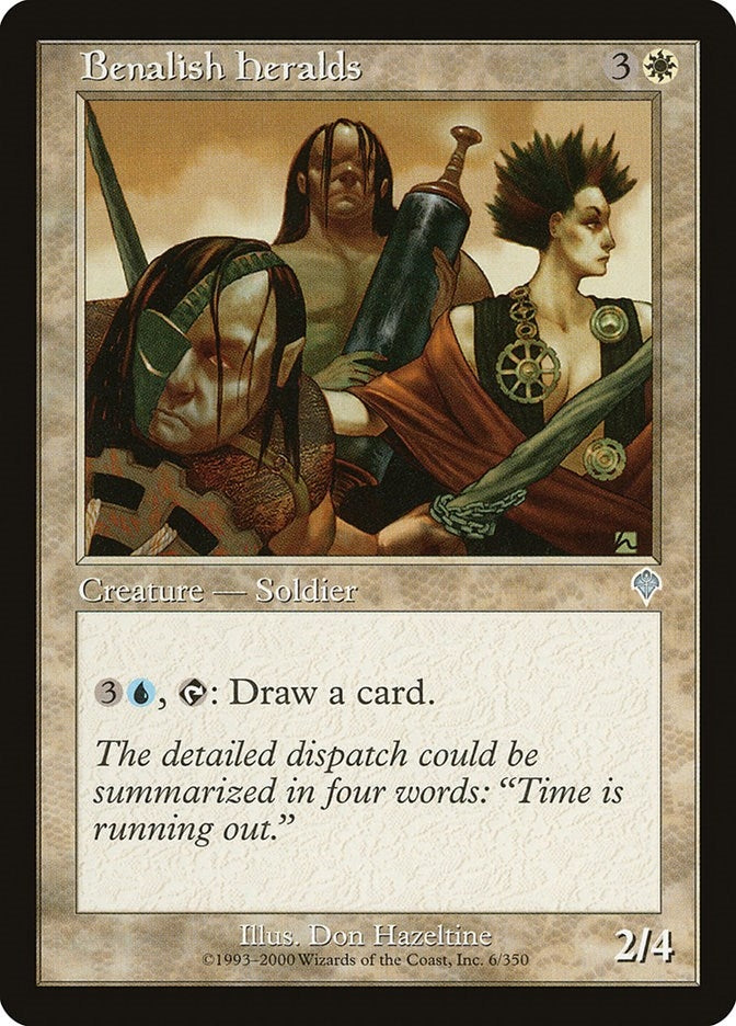 Image for Benalish Heralds (6) (INV) - Magic: The Gathering