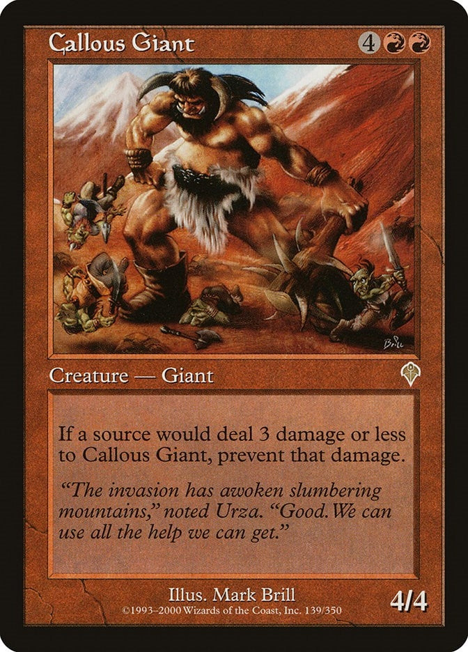 Image for Callous Giant (139) (INV) - Magic: The Gathering