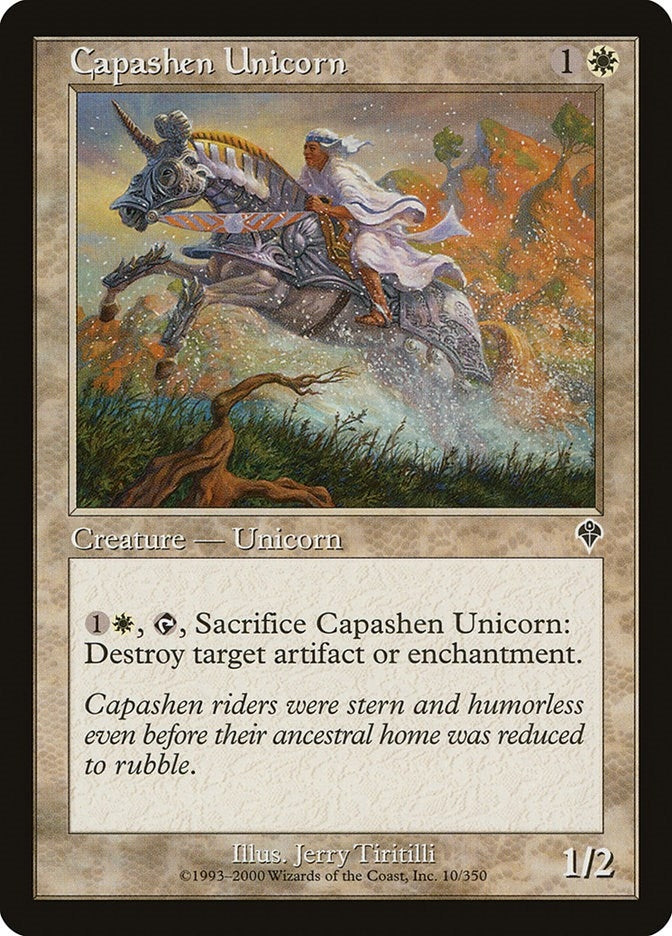 Image for Capashen Unicorn (10) (INV) - Magic: The Gathering