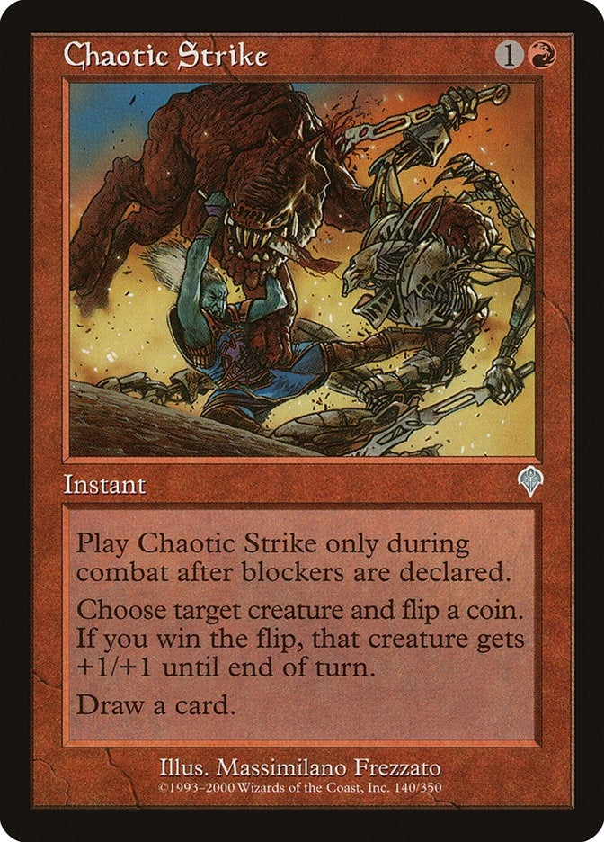 Image for Chaotic Strike (140) (INV) - Magic: The Gathering