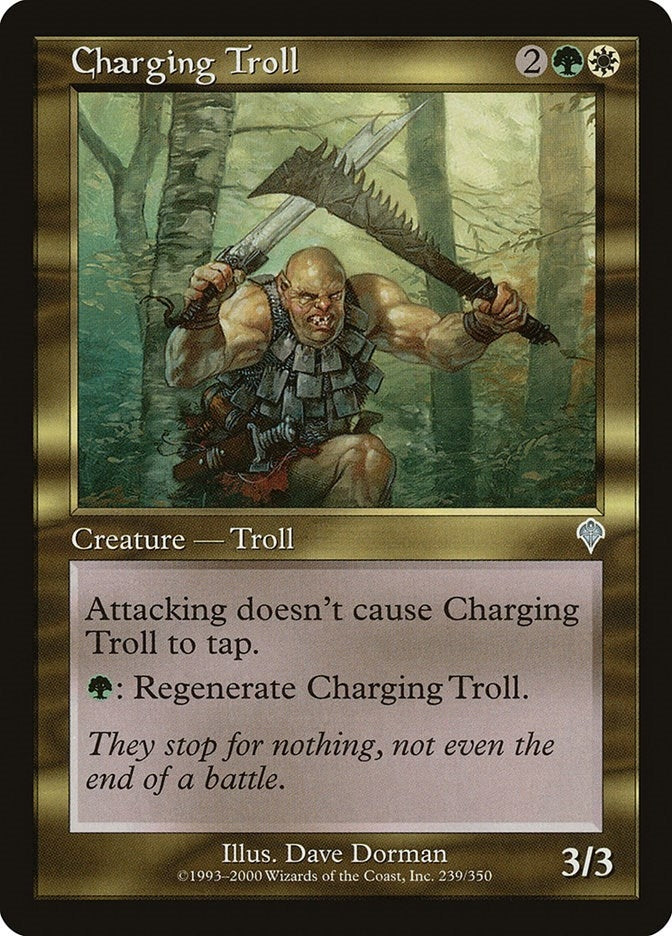 Image for Charging Troll (239) (INV) - Magic: The Gathering