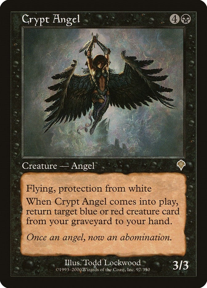 Image for Crypt Angel (97) (INV) - Magic: The Gathering