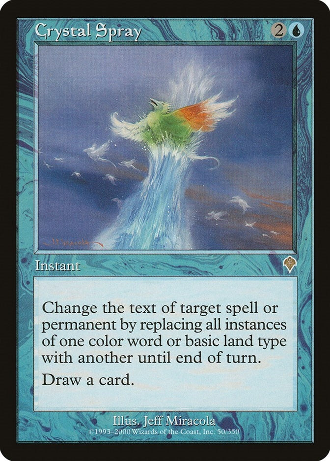 Image for Crystal Spray (50) (INV) - Magic: The Gathering