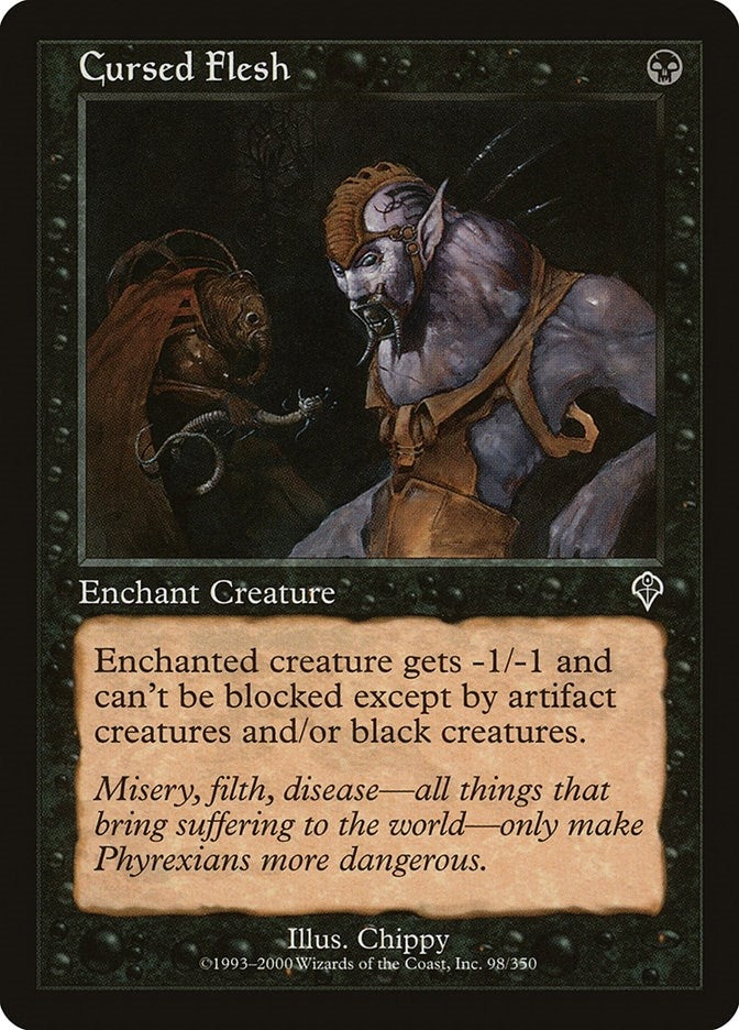 Image for Cursed Flesh (98) (INV) - Magic: The Gathering
