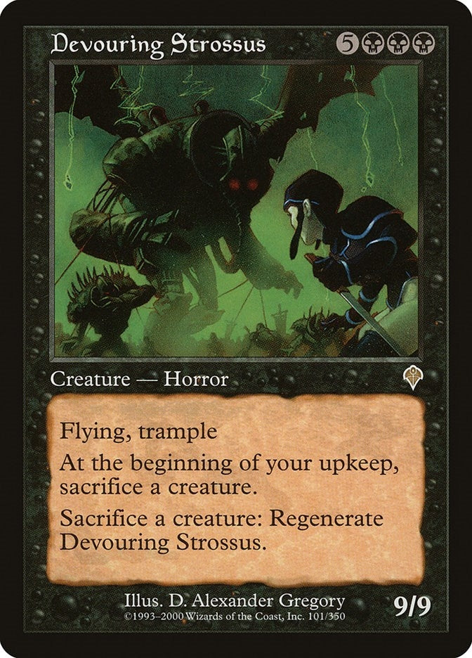 Image for Devouring Strossus (101) (INV) - Magic: The Gathering
