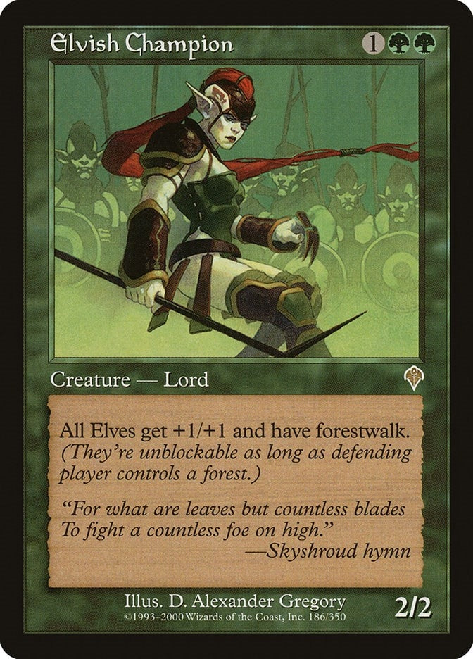 Image for Elvish Champion (186) (INV) - Magic: The Gathering
