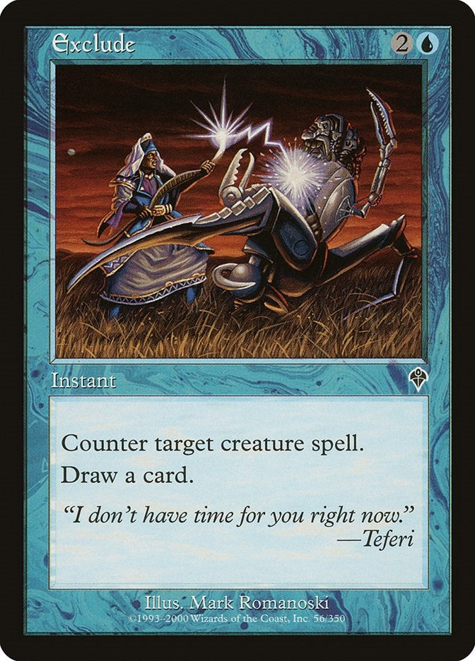 Image for Exclude (56) (INV) - Magic: The Gathering