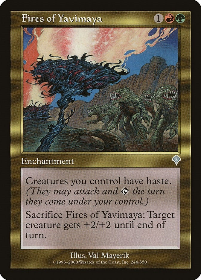 Image for Fires of Yavimaya (246) (INV) - Magic: The Gathering