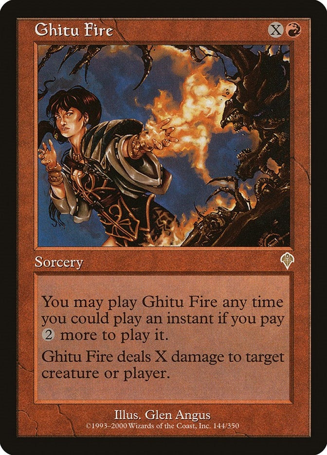 Image for Ghitu Fire (144) (INV) - Magic: The Gathering