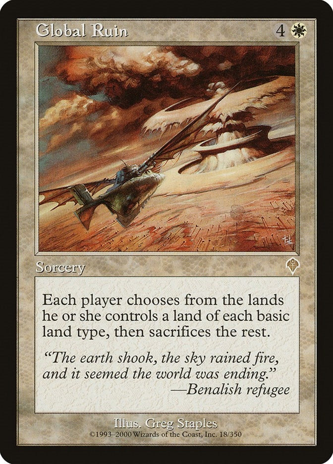 Image for Global Ruin (18) (INV) - Magic: The Gathering