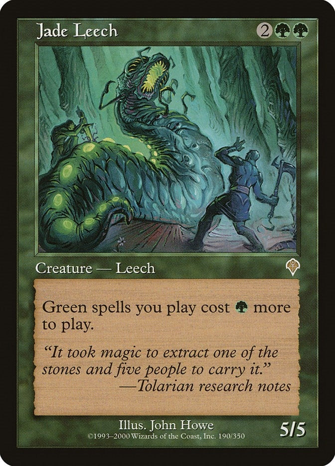 Image for Jade Leech (190) (INV) - Magic: The Gathering