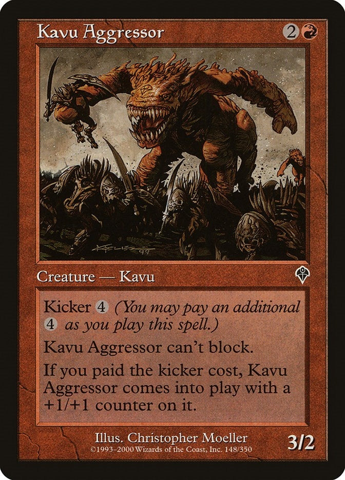 Image for Kavu Aggressor (148) (INV) - Magic: The Gathering