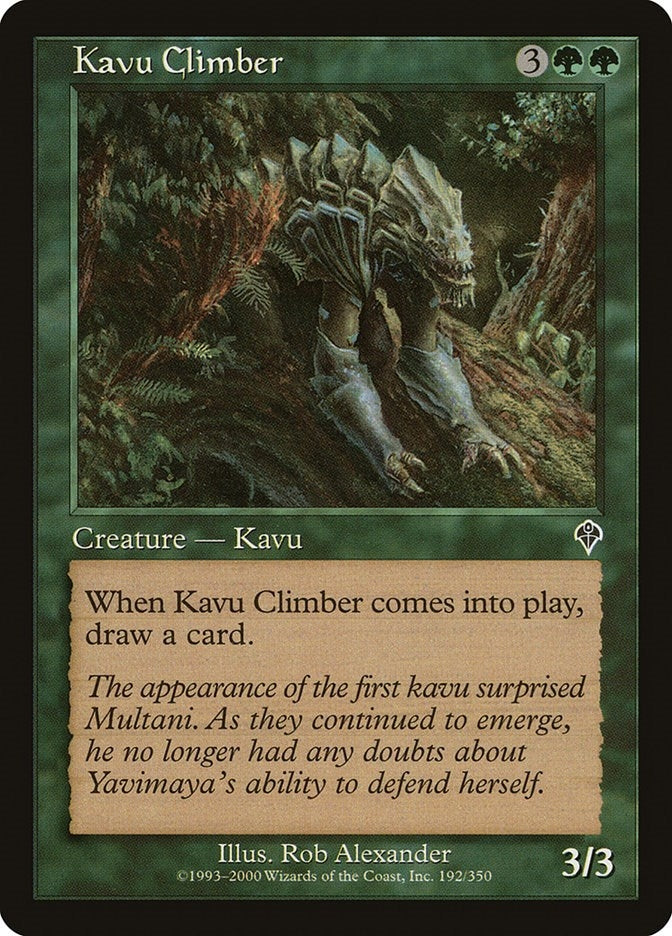 Image for Kavu Climber (192) (INV) - Magic: The Gathering