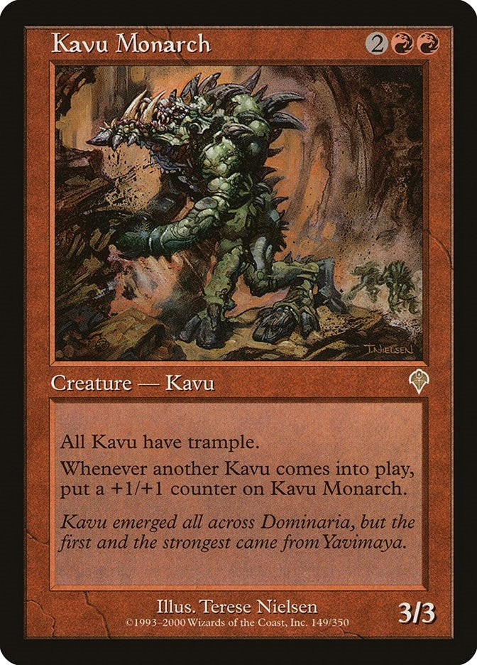 Image for Kavu Monarch (149) (INV) - Magic: The Gathering