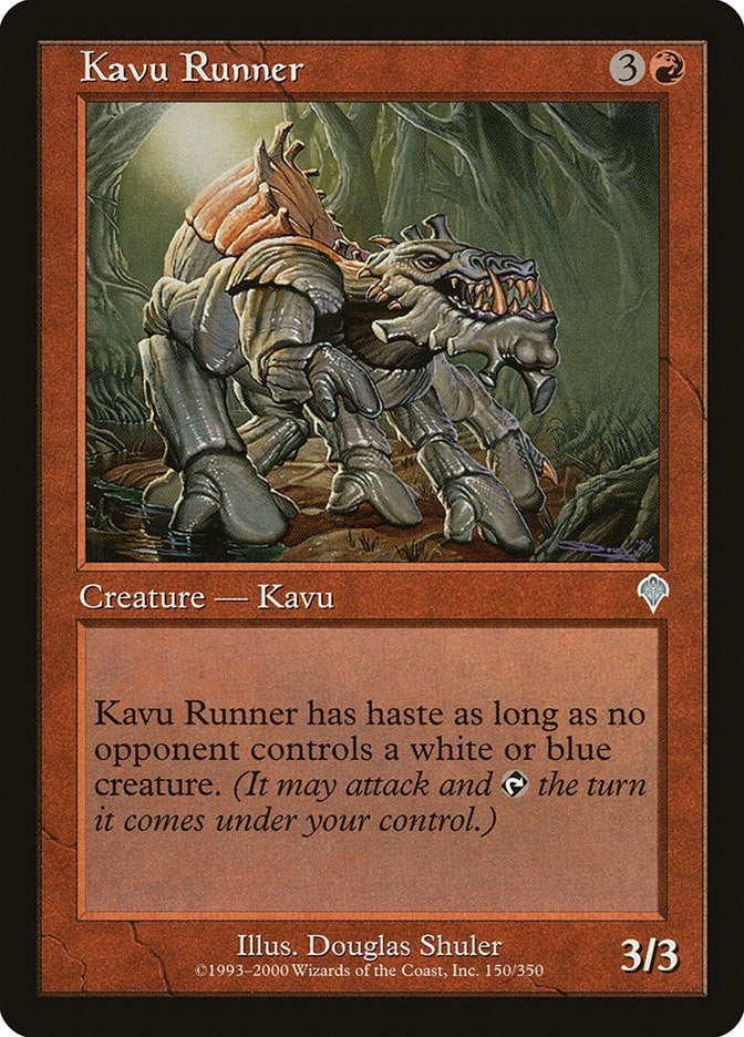 Image for Kavu Runner (150) (INV) - Magic: The Gathering