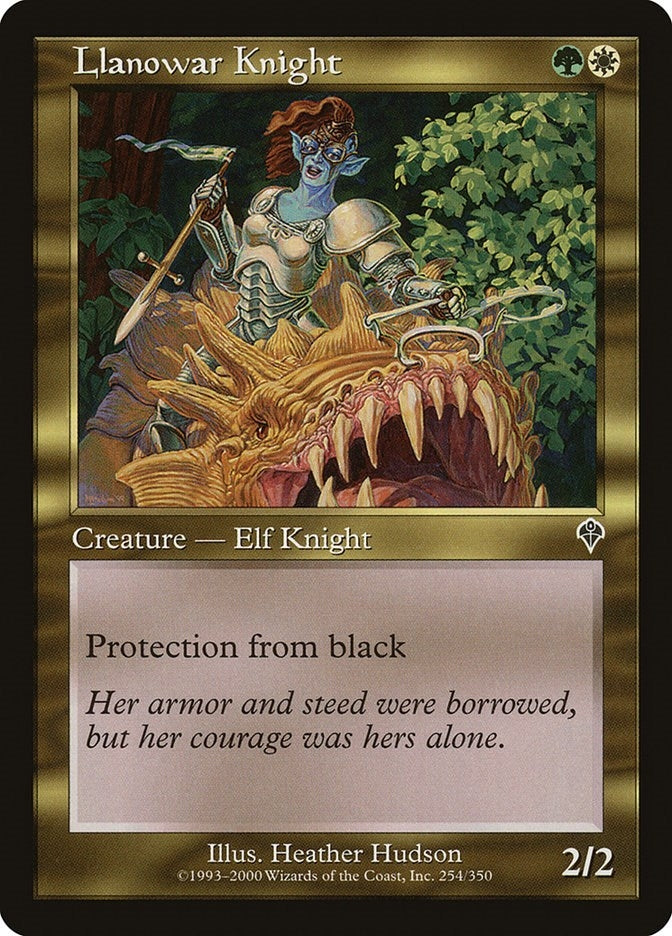 Image for Llanowar Knight (254) (INV) - Magic: The Gathering