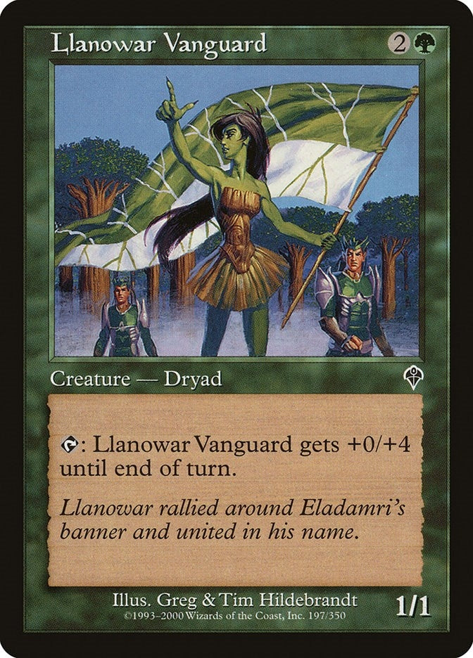 Image for Llanowar Vanguard (197) (INV) - Magic: The Gathering