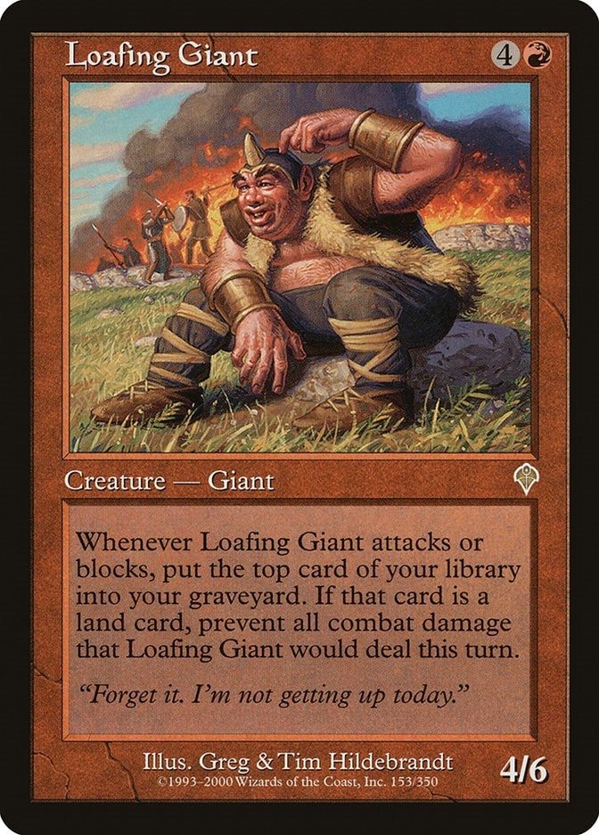 Image for Loafing Giant (153) (INV) - Magic: The Gathering